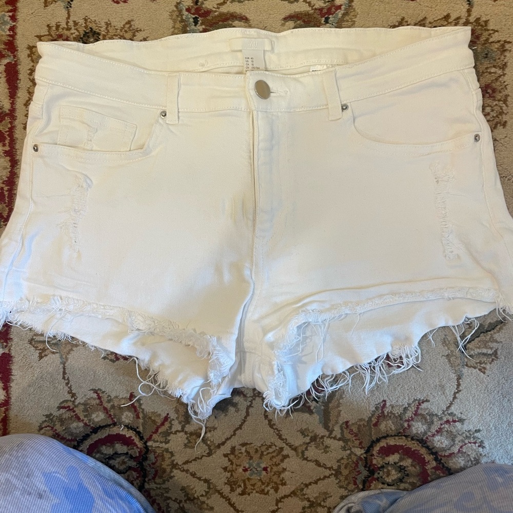 H&M white denim